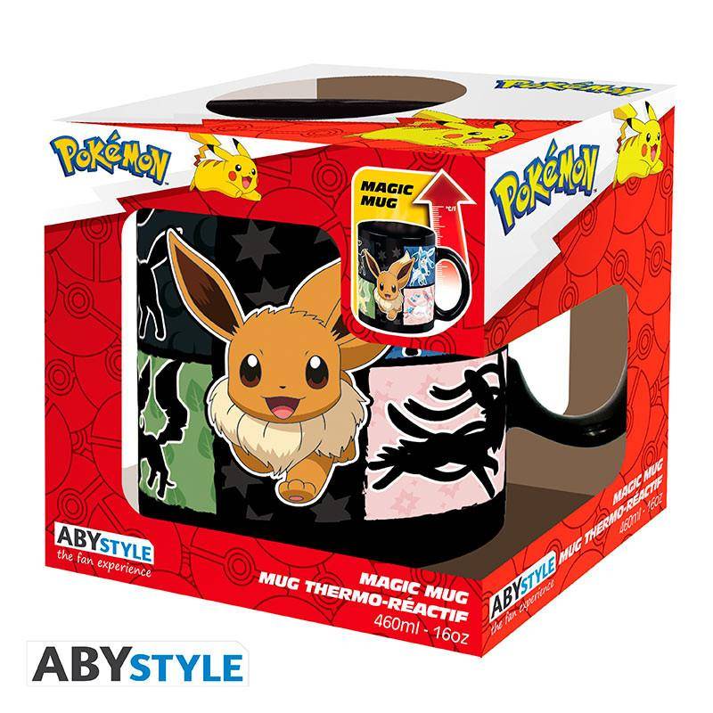 Pokémon - Tasse mit Thermoeffekt Evoli Entwicklungen - 460 ml