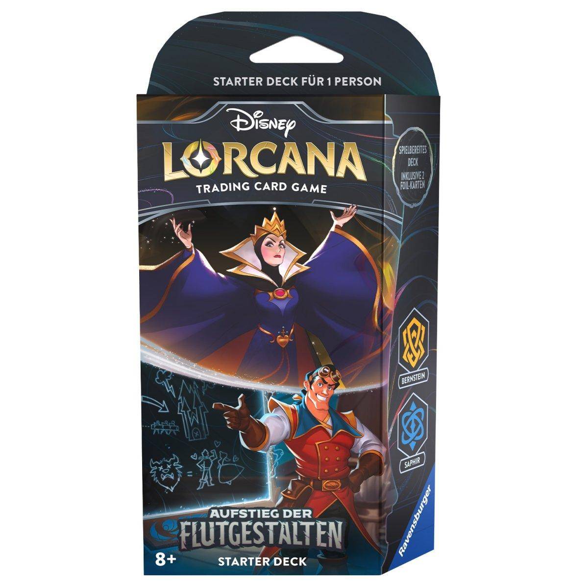 Disney Lorcana - Starter Deck Berstein & Saphir: Aufstieg der Flutgestalten - DE