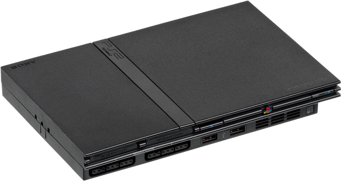 PS2 Slim - Konsole - Schwarz - Ohne Controller (Gebraucht)