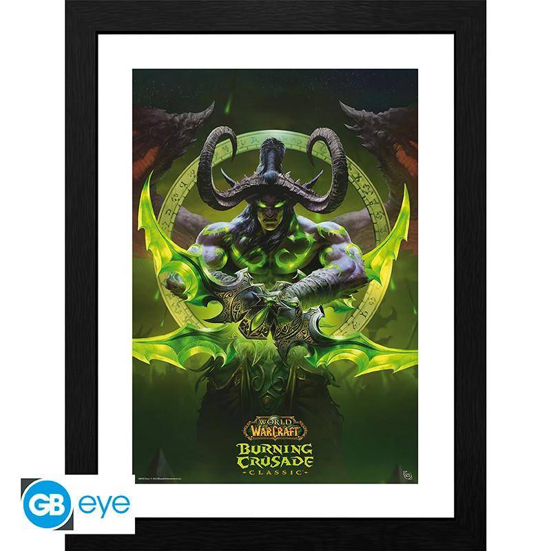 World of Warcraft - Gerahmtes Bild Illidan - 30,5 x 40,6 cm