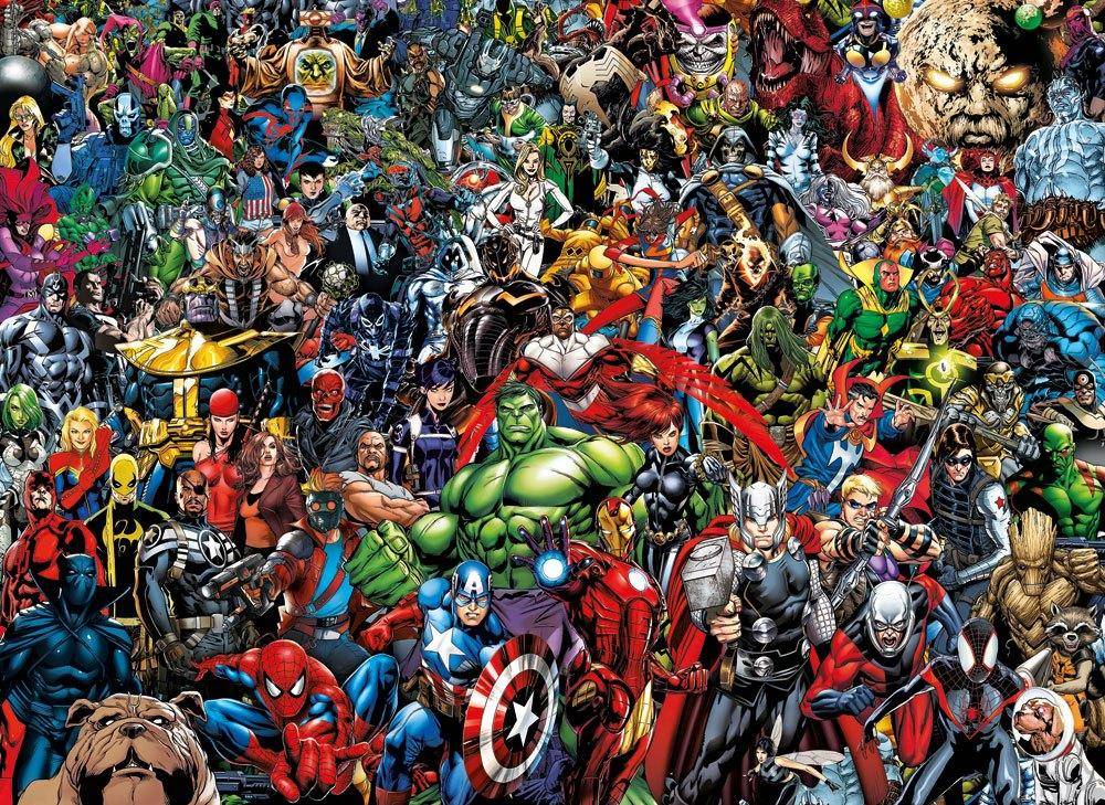 Marvel - Puzzle 80.Jubiläum (1000 Teile)