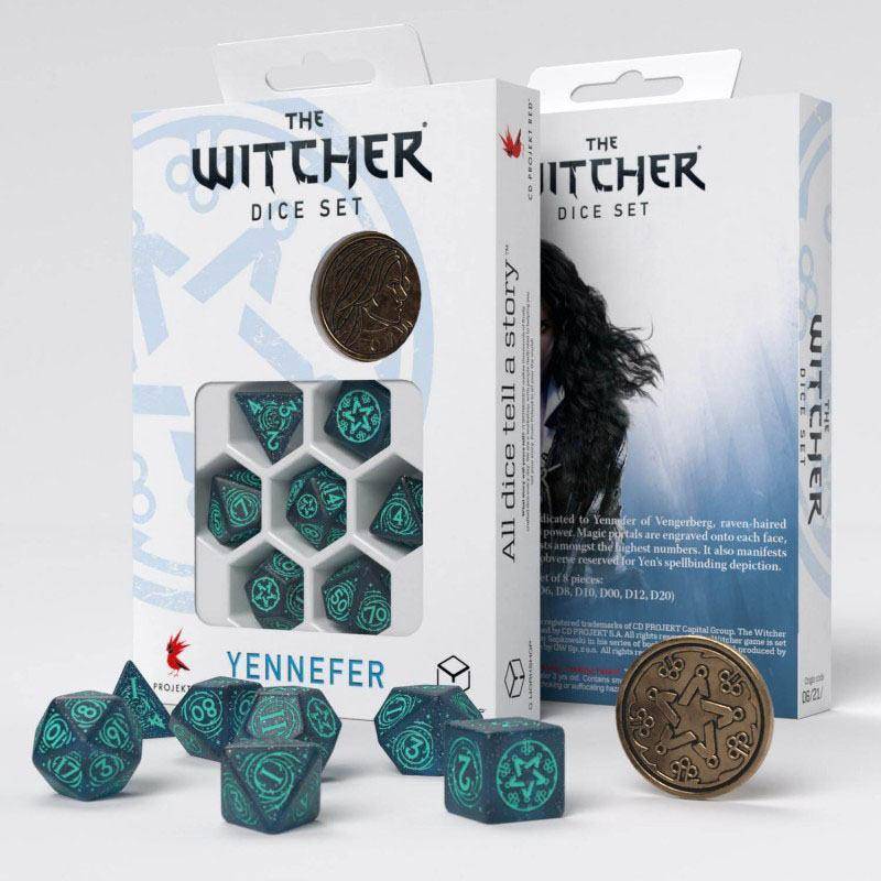 The Witcher - Würfelset Yennefer Oberste Zauberin - 7 Stk