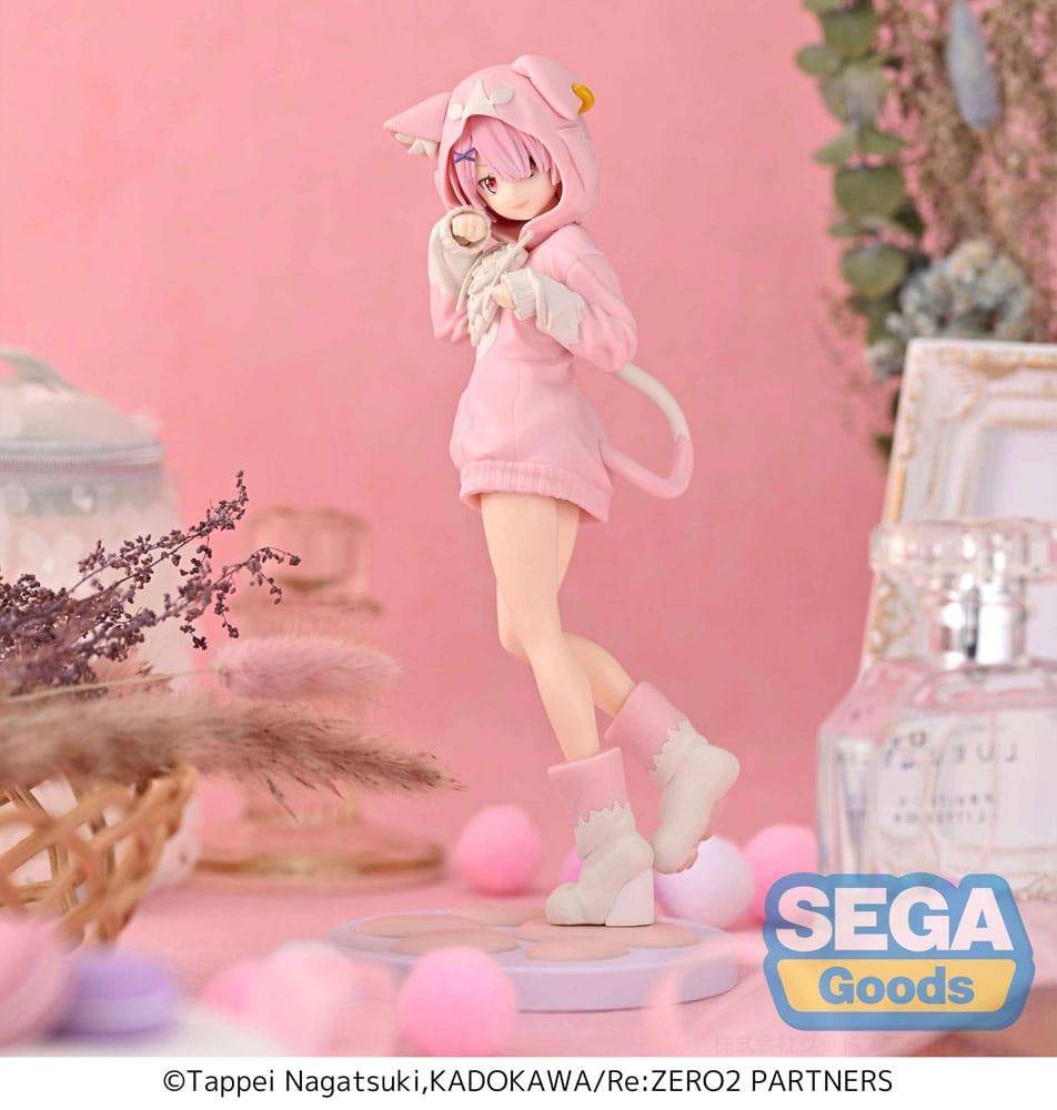 Re:Zero - Statue Ram (Mofumofu) - 21 cm