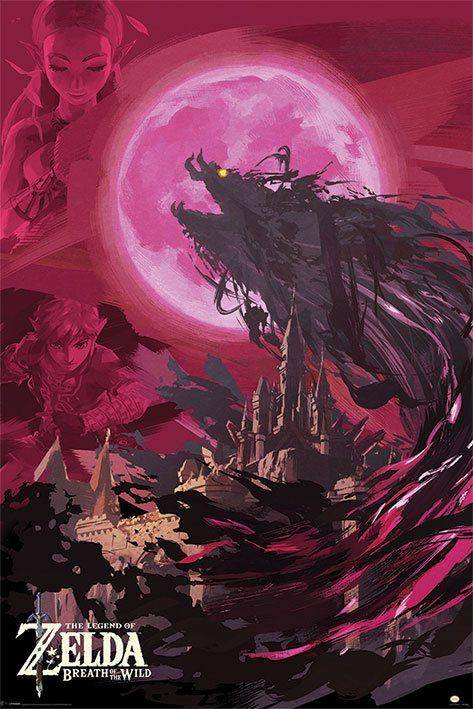 The Legend of Zelda - Poster Ganon Blood Moon - 91,5 x 61 cm