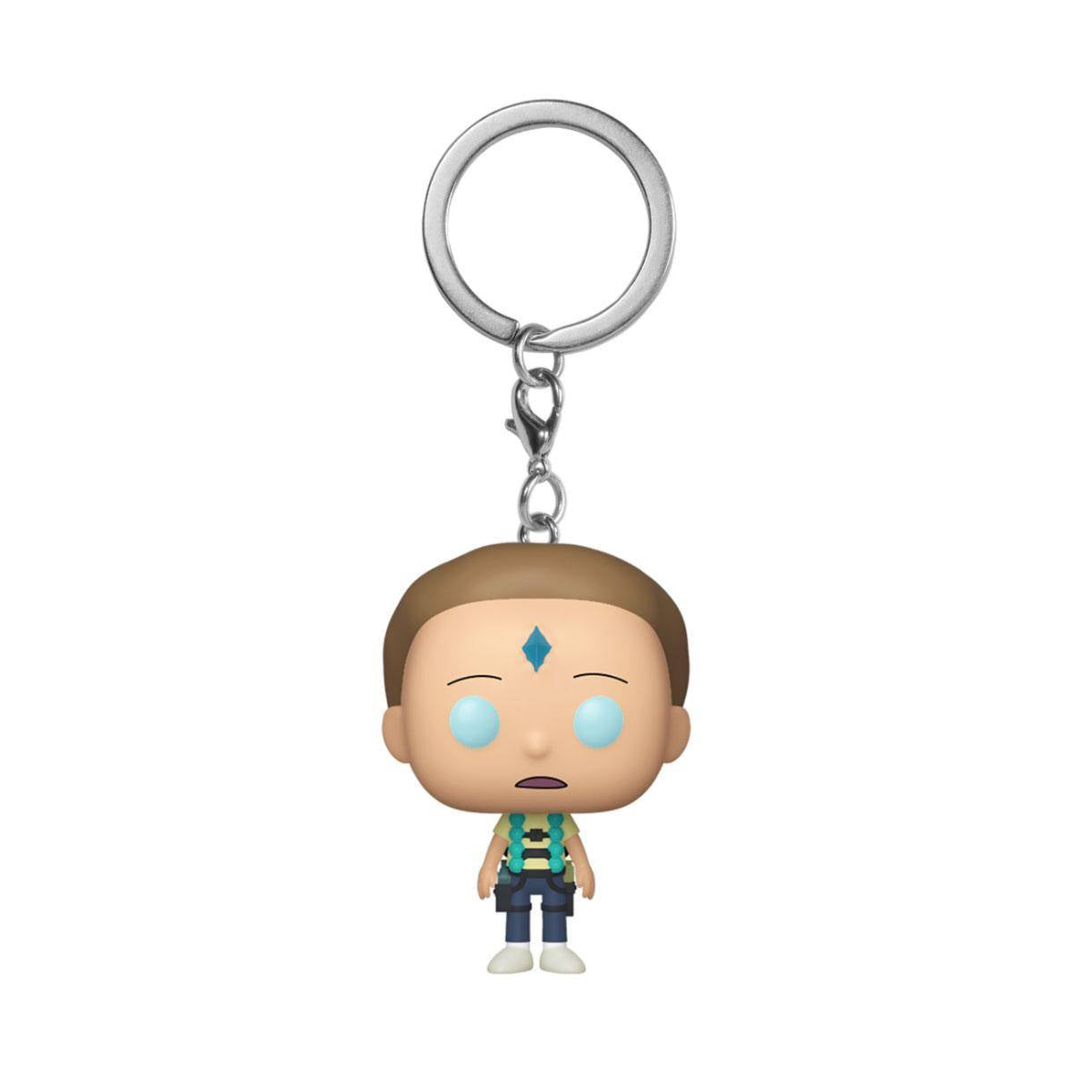 Rick and Morty Pocket POP! Vinyl Schlüsselanhänger Floating Death Crystal Morty 4 cm