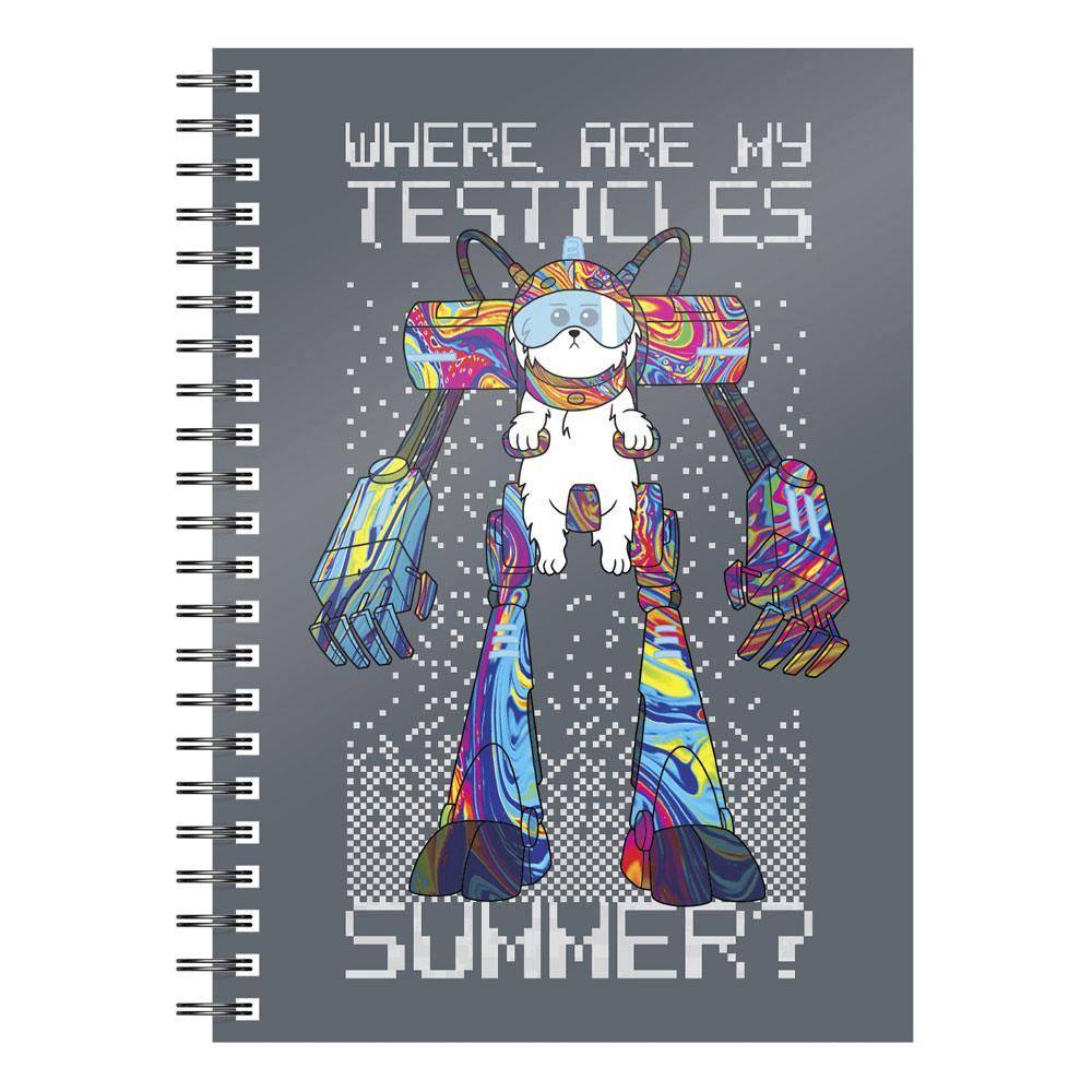 Rick & Morty Notizbuch Where Are My Testicles