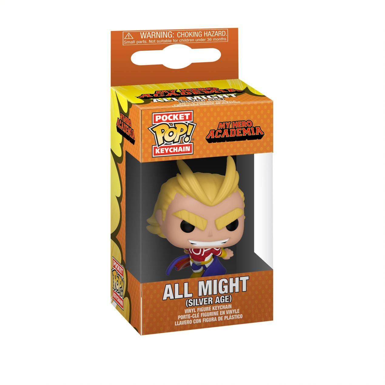 My Hero Academia Pocket POP! Vinyl Schlüsselanhänger All Might (Silver Age) 4 cm