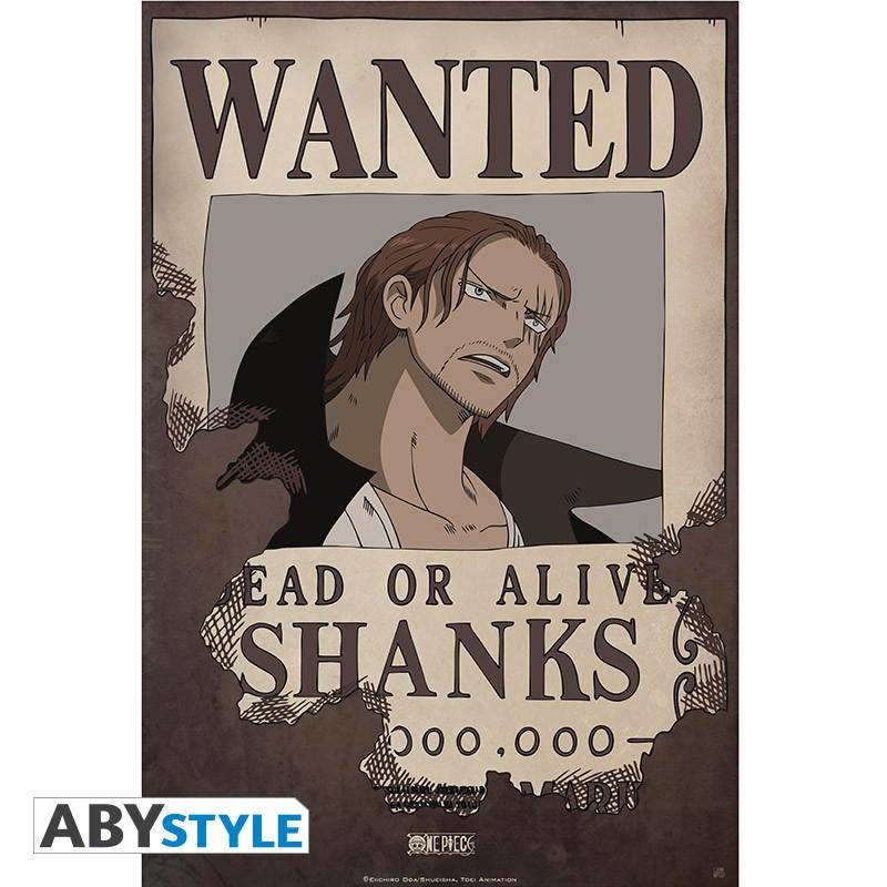 One Piece - Poster "Wanted Shanks" (52x35)