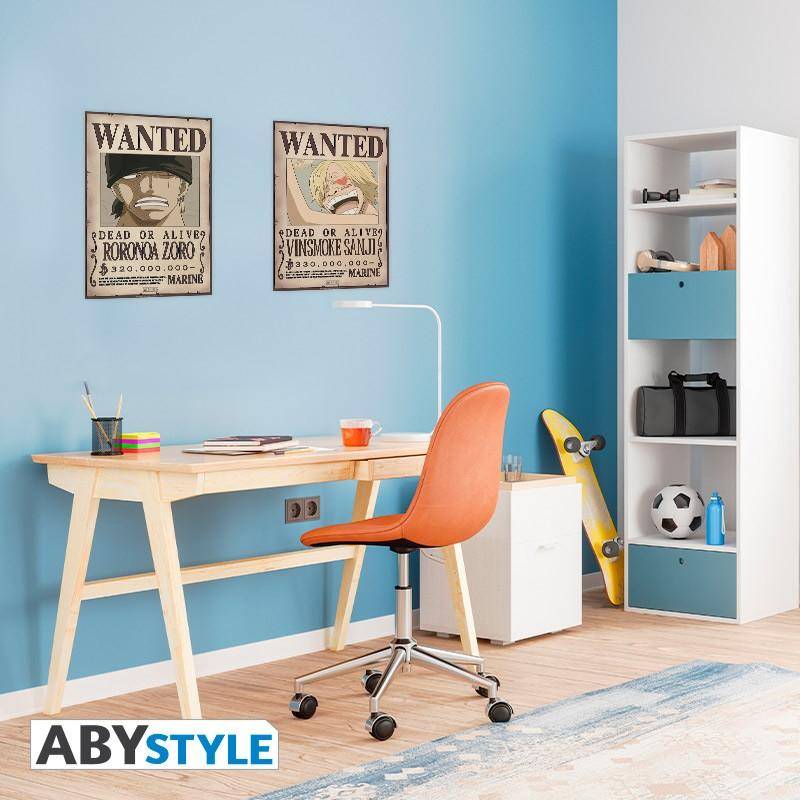 One Piece - Satz 2 Chibi-Poster - Gesucht Zoro & Sanji (52x35)