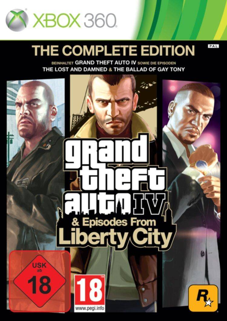 XBOX 360 - Grand Theft Auto 4 & Episodes From Liberty City The Complete Edition (Gebraucht)