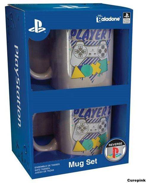 Sony PlayStation - Tassen Set Spieler 1 & 2 - 300 ml
