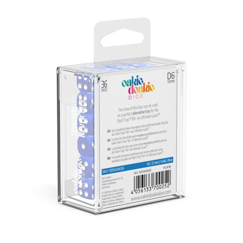Oakie Doakie Dice - W6 Würfel Set Blau - 12 mm