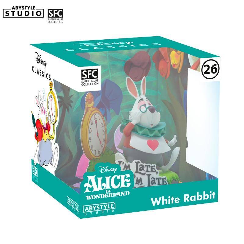 Disney - PVC Statue Alice im Wunderland Weißes Kaninchen - 10 cm