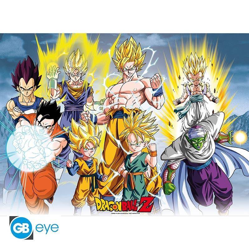Dragon Ball Z - Poster Set Saiyajin - 52 x 38 cm