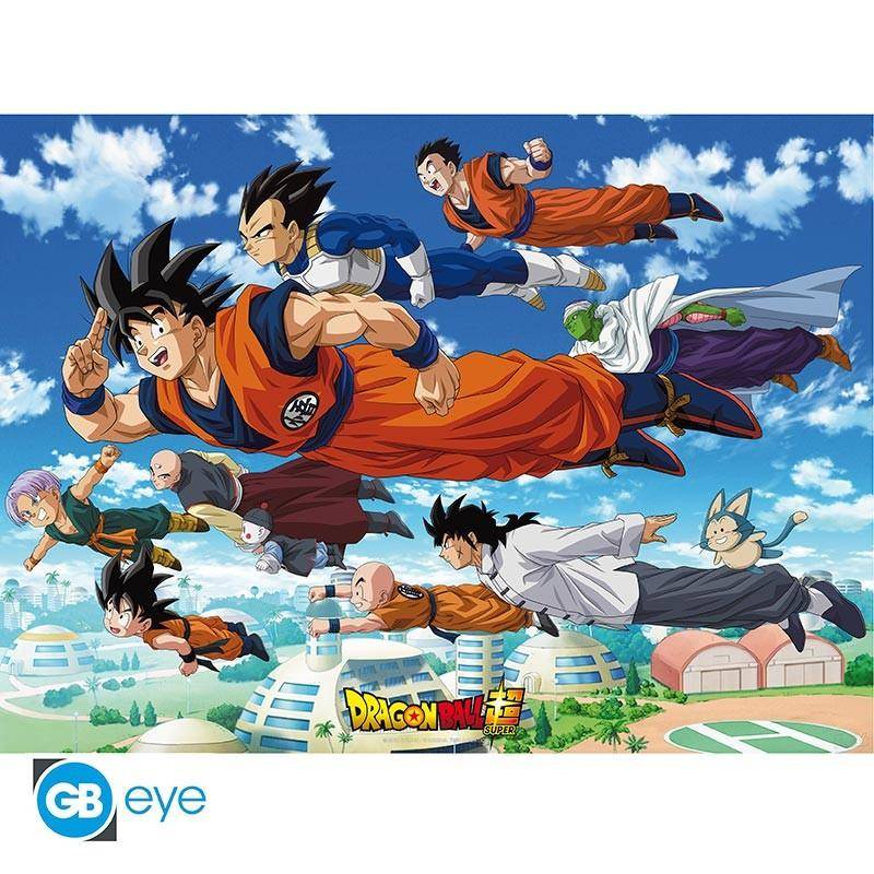 Dragon Ball - Poster Doppelpack Super-Saiyajin Blue & Gruppe - 52 x 38 cm