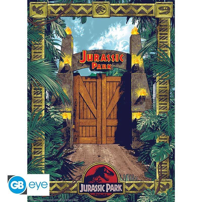 Jurassic Park - Poster Set Tor & Biodiversität - 52 x 38 cm