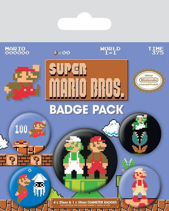 Super Mario Bros. - Anstecker Set NES