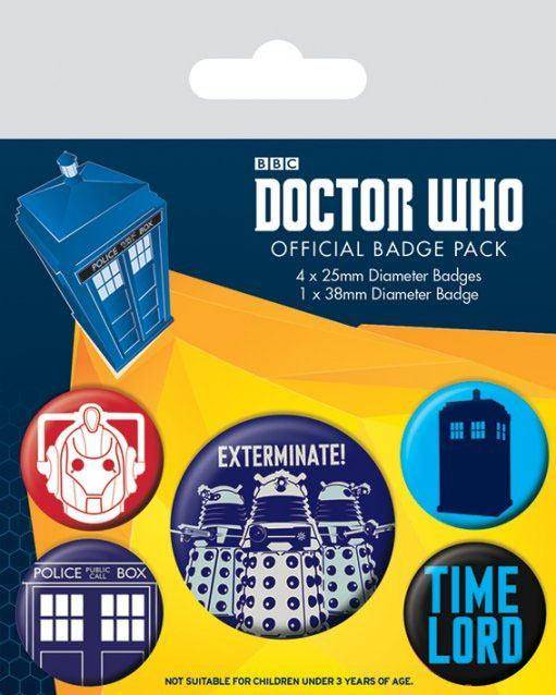 Doctor Who - Button Set Serie