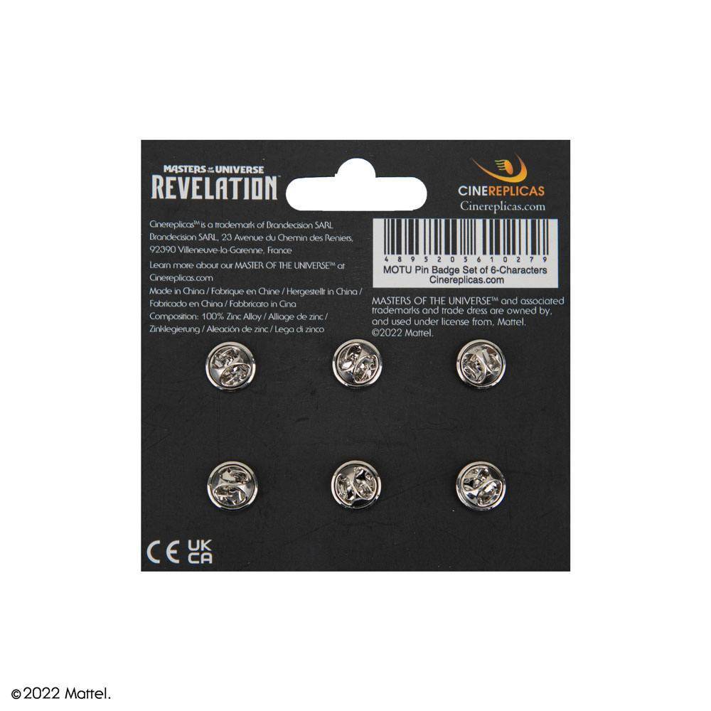 Masters of the Universe - Metall Anstecker Set Charaktere