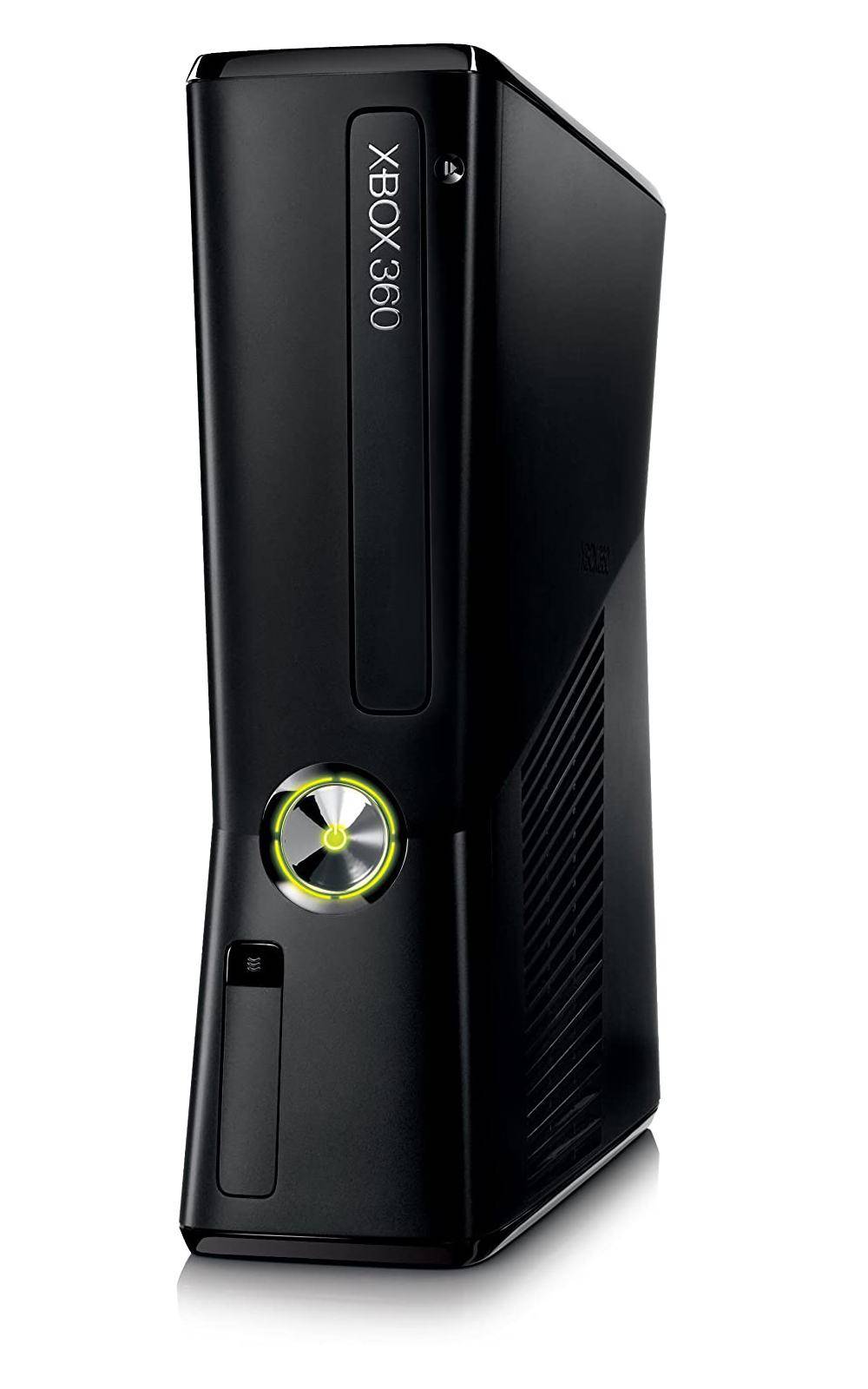 XBOX 360 Slim - Konsole - Schwarz - Ohne Controller (Gebraucht)