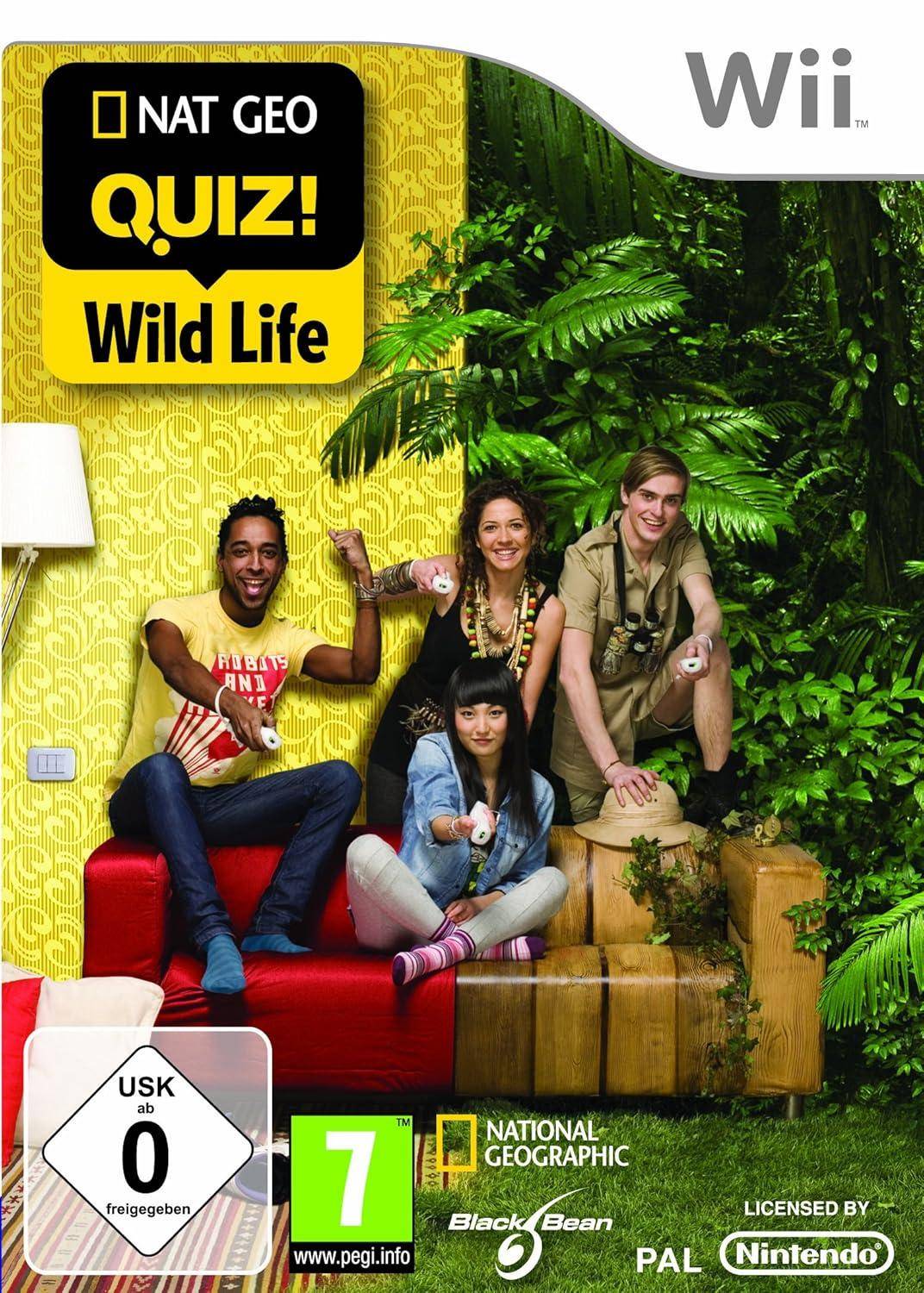 Wii - Nat Geo Quiz Wild Life (Gebraucht)