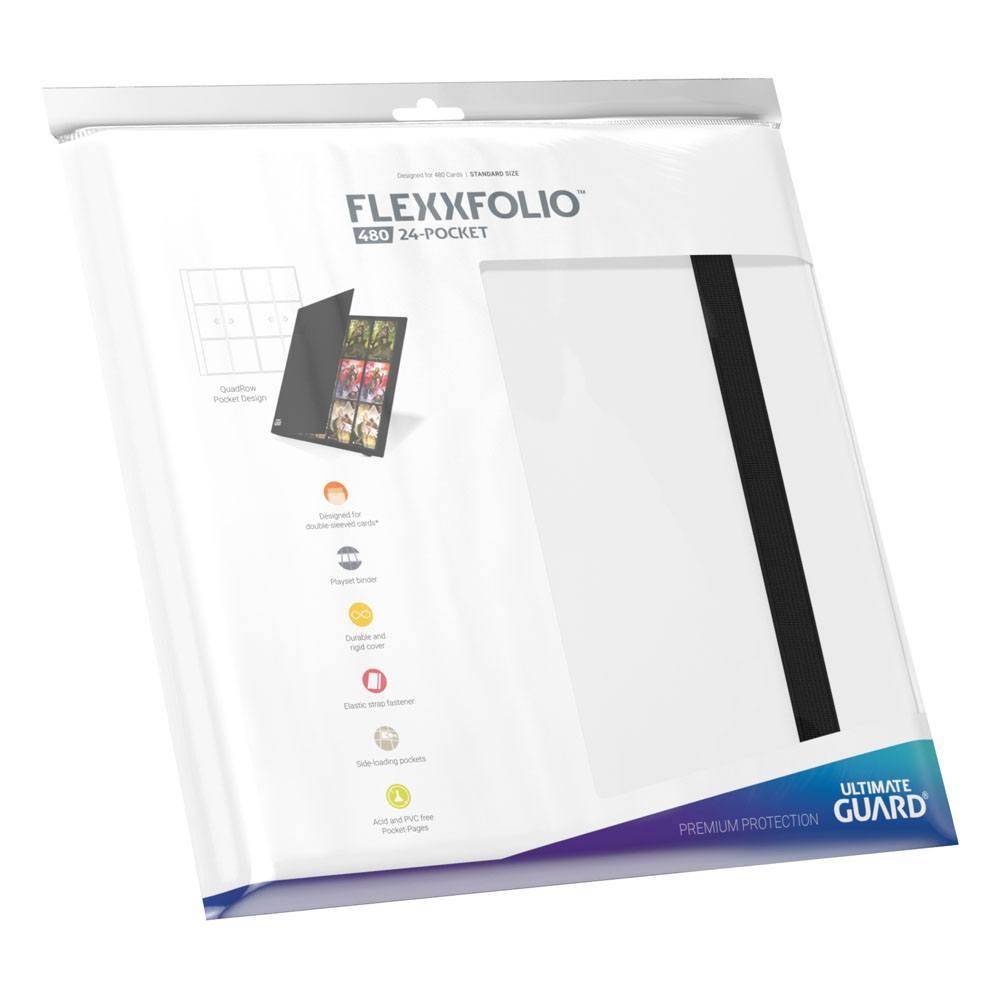 Ultimate Guard - Kartenportfolio Flexxfolio 480 - 24-Pocket (Quadrow) - Weiß