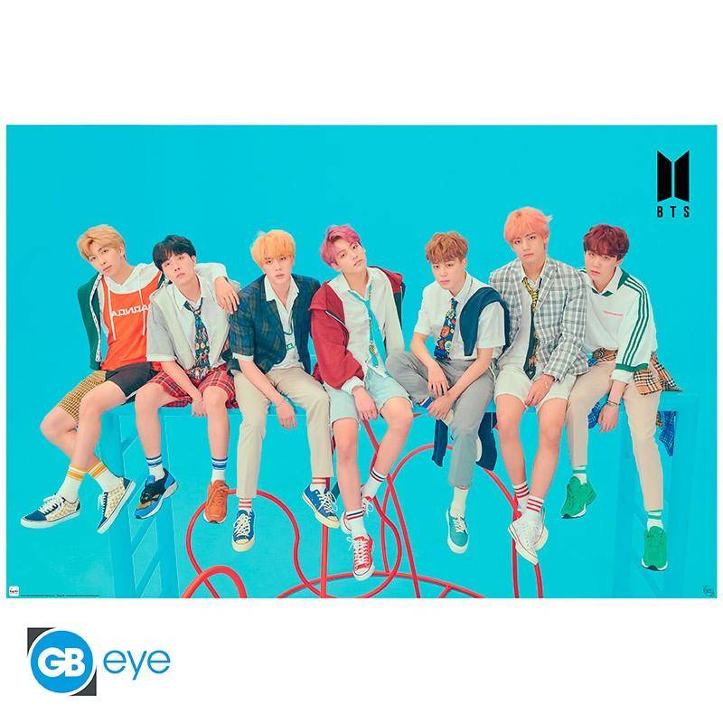 BTS - Poster Alles blau - 91,5 x 61 cm