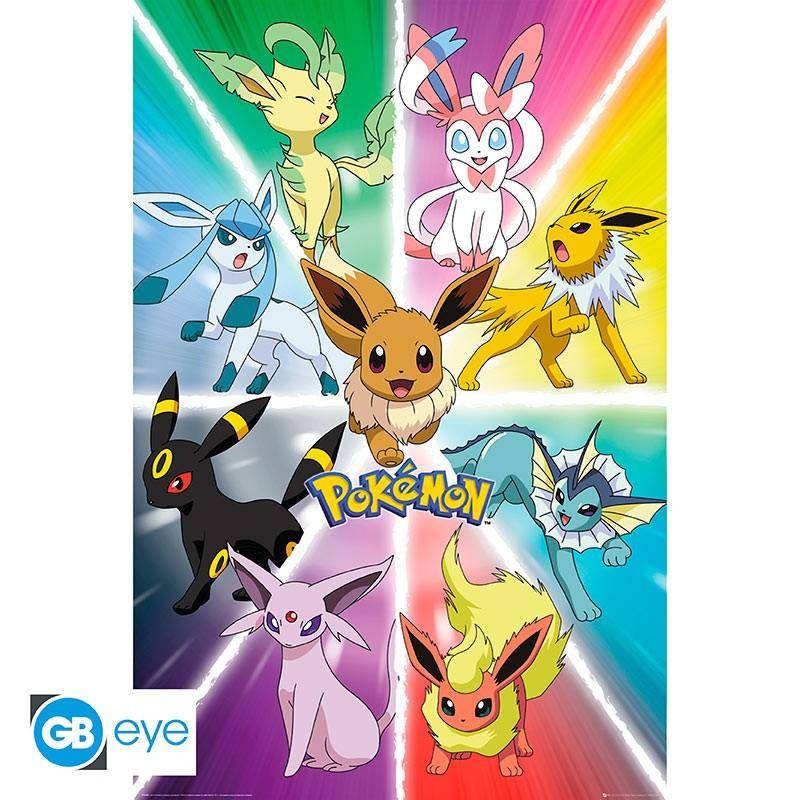 Pokémon - Poster Evoli Evolutionen - 91,5 x 61 cm