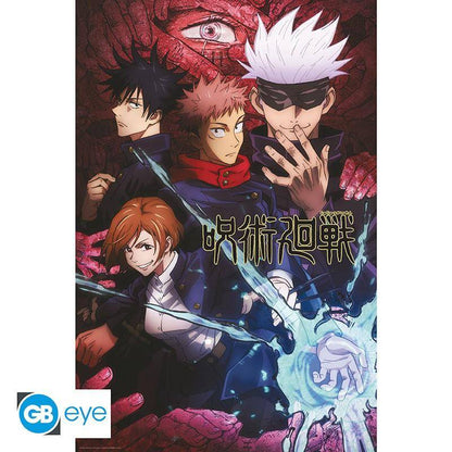Jujutsu Kaisen - Poster Charaktere - 91,5 x 61 cm