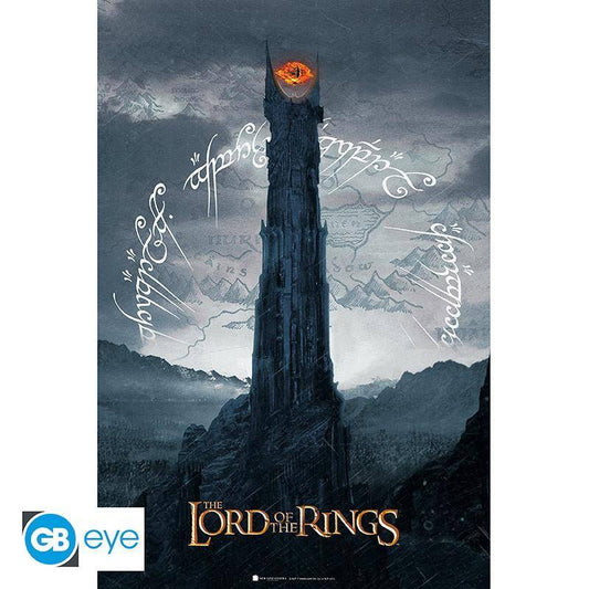 Der Herr der Ringe - Poster Saurons Turm - 91,5 x 61 cm