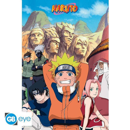 Naruto - Poster Hokage Berg - 91,5 x 61 cm