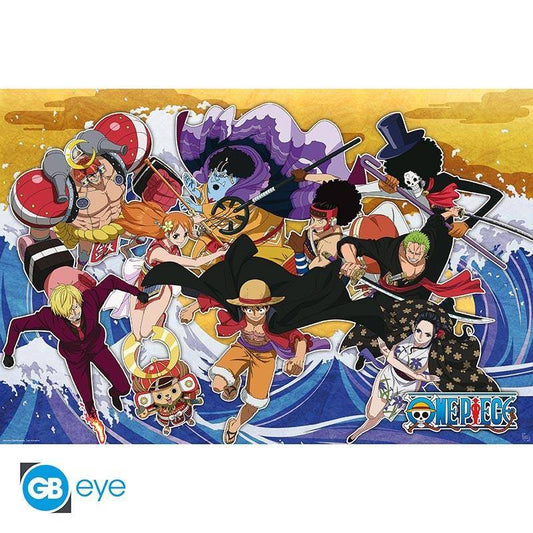 One Piece - Poster Strohhutbande Wano Kuni - 91,5 x 61 cm