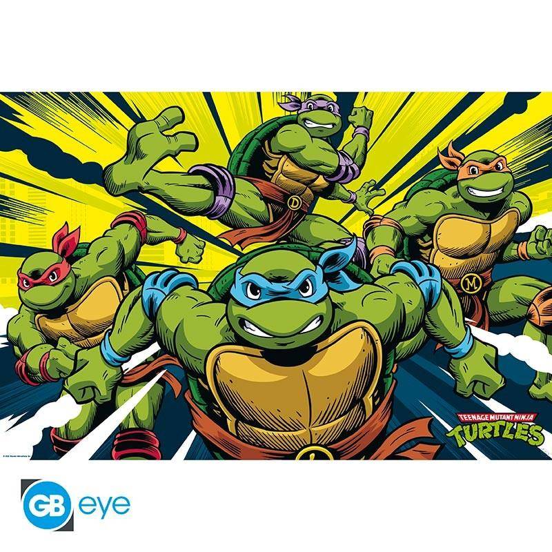 Teenage Mutant Ninja Turtles  - Poster Turtles in Action - 91,5 x 61 cm
