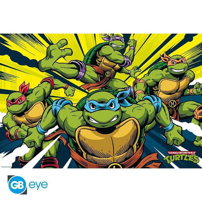 Teenage Mutant Ninja Turtles  - Poster Turtles in Action - 91,5 x 61 cm