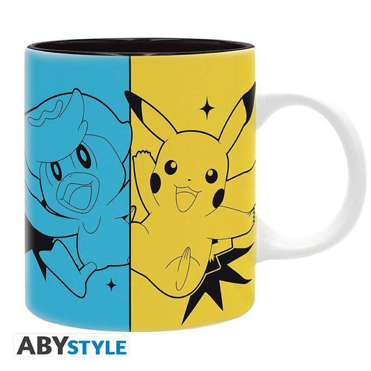 Pokémon - Tasse Karmesin & Purpur Starter + Pikachu - 320 ml