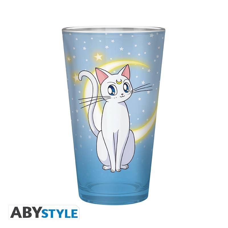 Sailor Moon - Glas Luna & Artemis - 400 ml