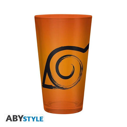 Naruto Shippuden - Geschenkset Konoha - Glas, Notizbuch & Anstecker