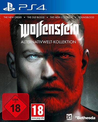 PS4 - Wolfenstein Alternativwelt Kollektion - The New Order + The New Colossus - Ohne The Old Blood - Ohne Youngblood (Gebraucht)