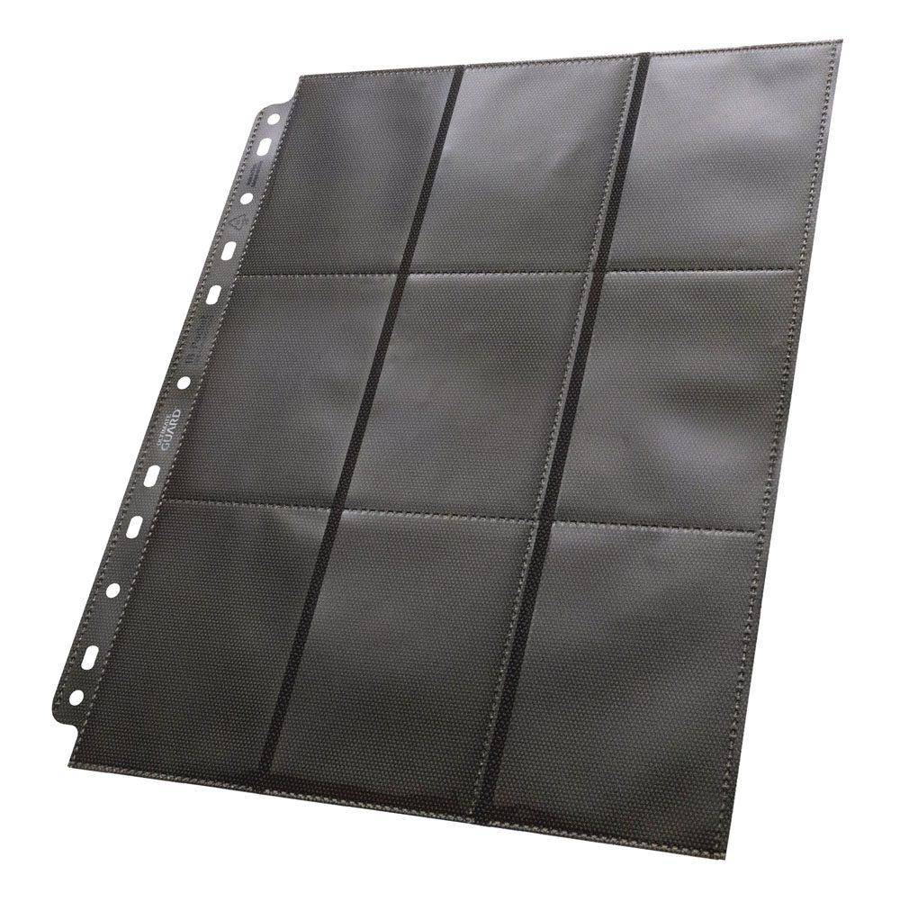 Ultimate Guard - Kartenseiten 18 Taschen Seiteneinschub - Schwarz (50)