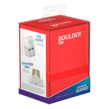 Ultimate Guard - Boulder Deckbox 80+ Standardgröße - Rubin