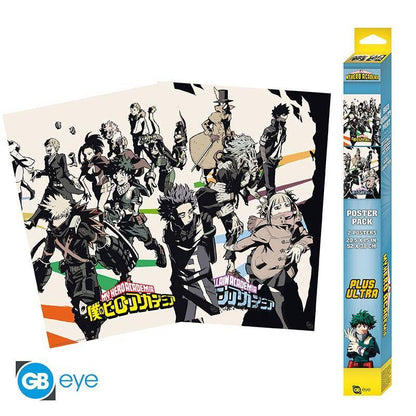 My Hero Academia - Poster Doppelpack Helden & Schurken - 52 x 38 cm