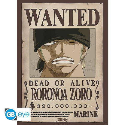 One Piece - Poster Doppelpack Wanted Zoro & Sanji - 52 x 38 cm