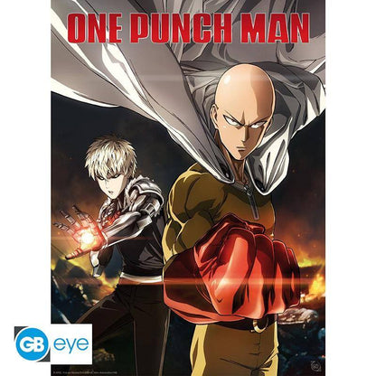 One Punch Man - Poster Doppelpack Saitama & Genos - 52 x 38 cm