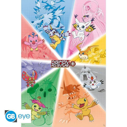 Digimon - Poster Digitationen - 91,5 x 61 cm