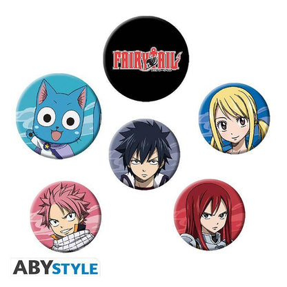 Fairy Tail - Button Set Charaktere