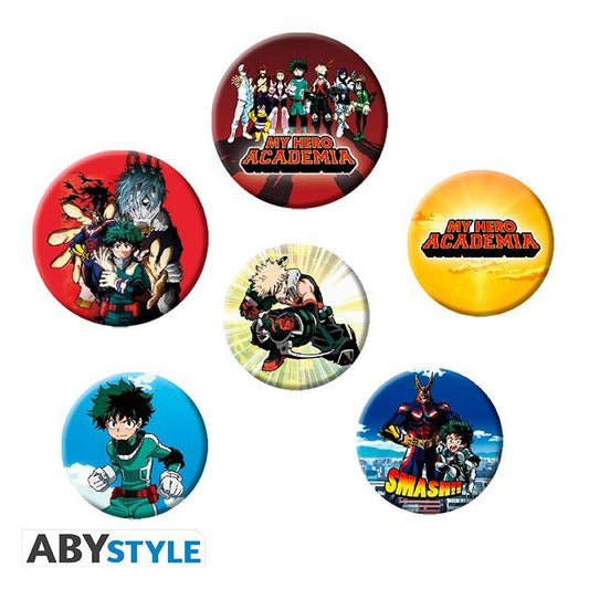 My Hero Academia - Button Set Charaktere