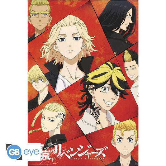 Tokyo Revengers - Poster Charaktere - 91,5 x 61 cm