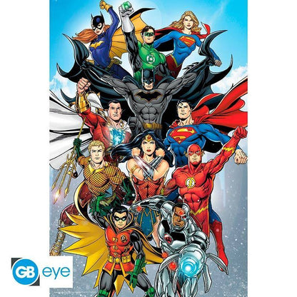 DC - Poster Superhelden - 91,5 x 61 cm