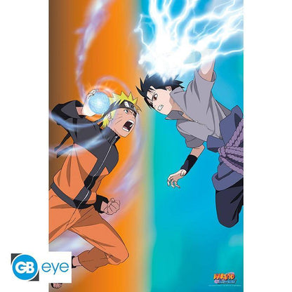 Naruto - Poster Naruto vs Sasuke - 91,5 x 61 cm