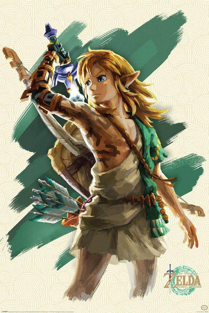 The Legend of Zelda - Poster Tears of the Kingdom Link - 91,5 x 61 cm